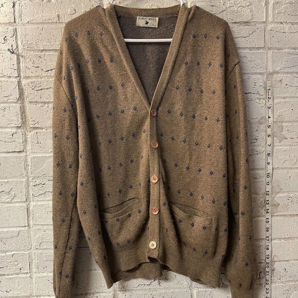 Robert Bruce Other - Vintage Robert Bruce Wool Blend Button Cardigan Sweater Grandpa Mr. Rogers XL